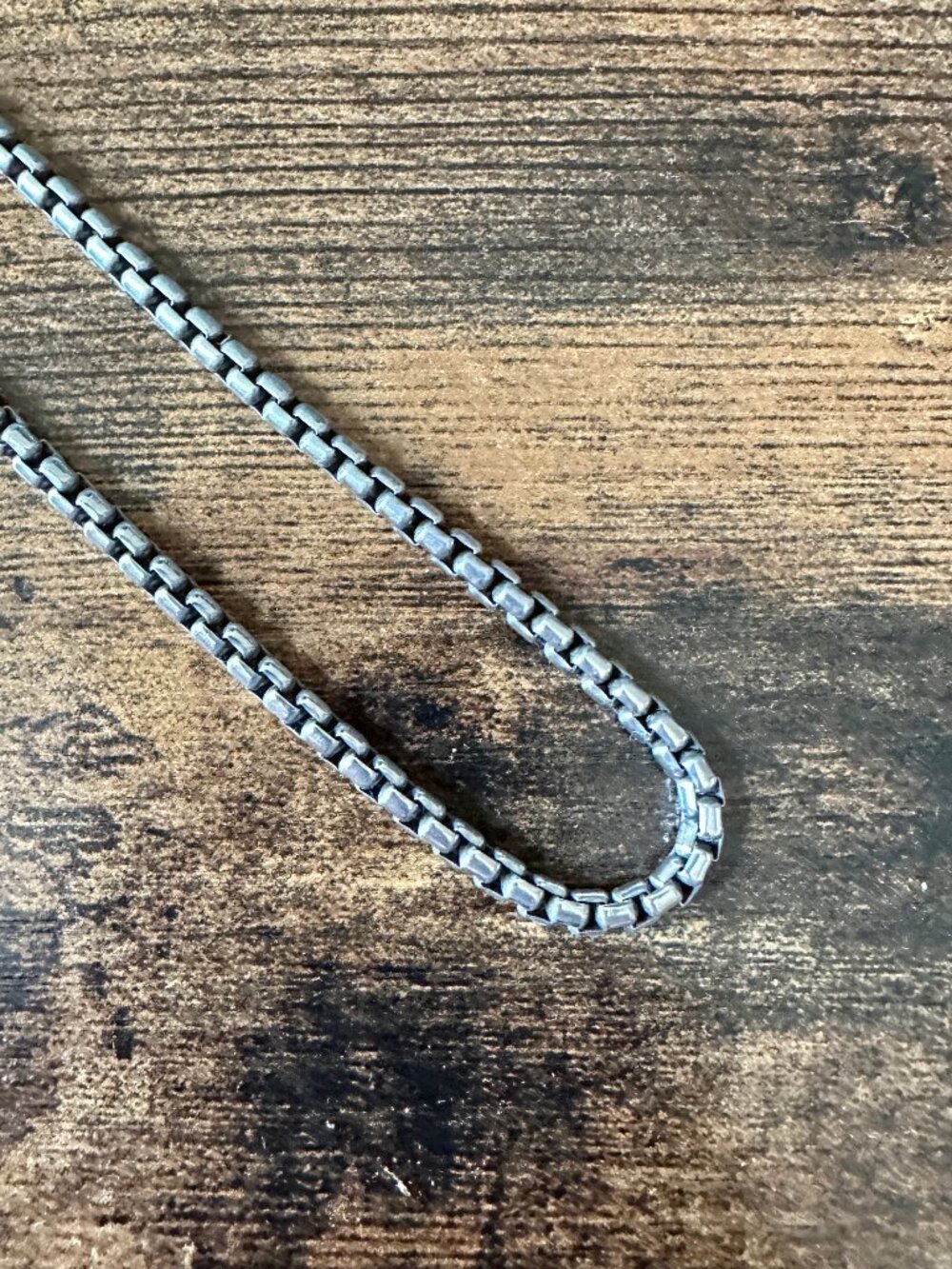 David Yurman Medium Box Chain Necklace in Sterling Silver - 3.6mm - 20" - Picture 2 of 11